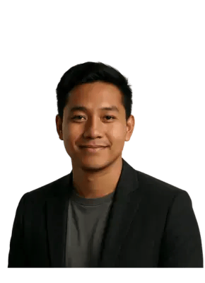Asian professional wearing suit