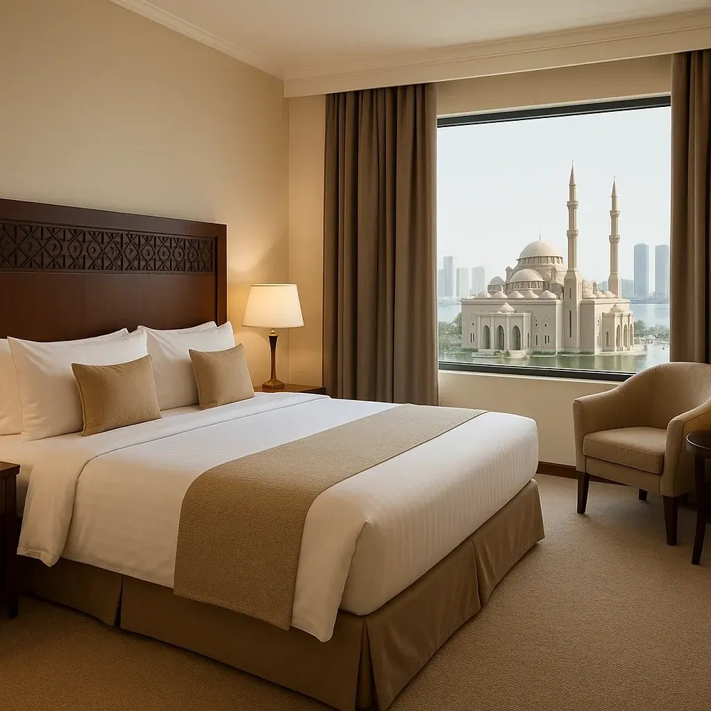 Couple room in Sharjah with amazing views.