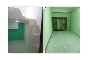 Loft-type room in Al Rigga where two people can live.