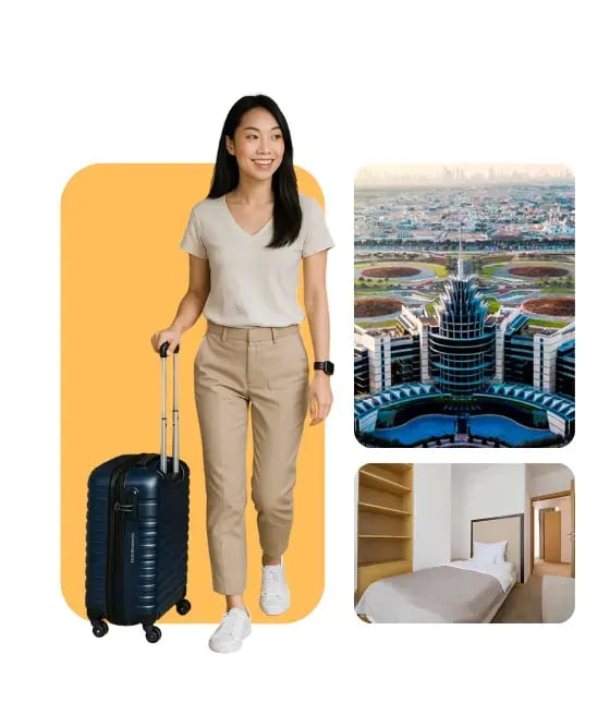 A smart asian girl moving to Silicon Oasis A smart asian girl moving to Silicon Oasis