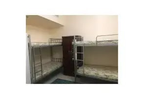 A sharing room in Al Rigga with rwo Bunk Bed